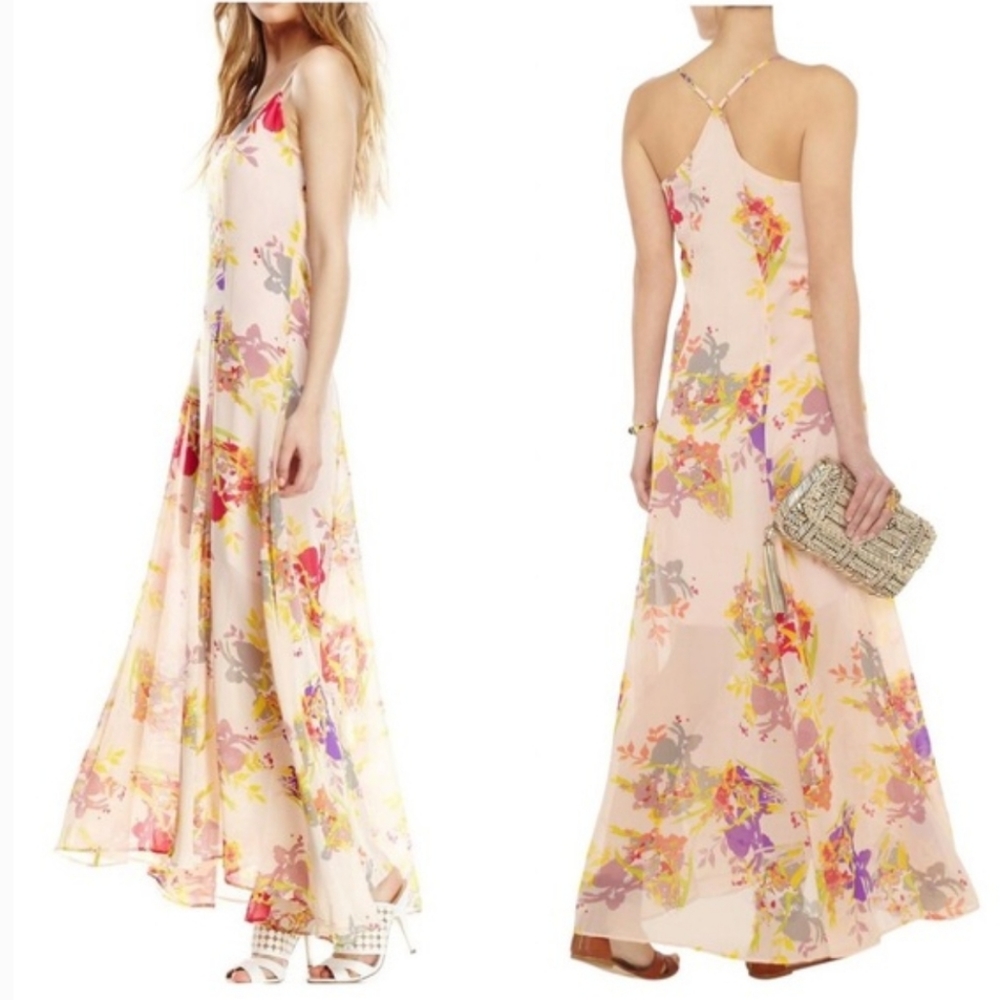 Walter Baker Giovanna High Low Maxi Dress